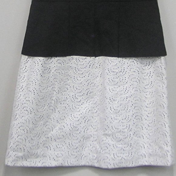 TIBI LINEN EYELET SHIFT DRESS SIZE 4 - Picture 12 of 13